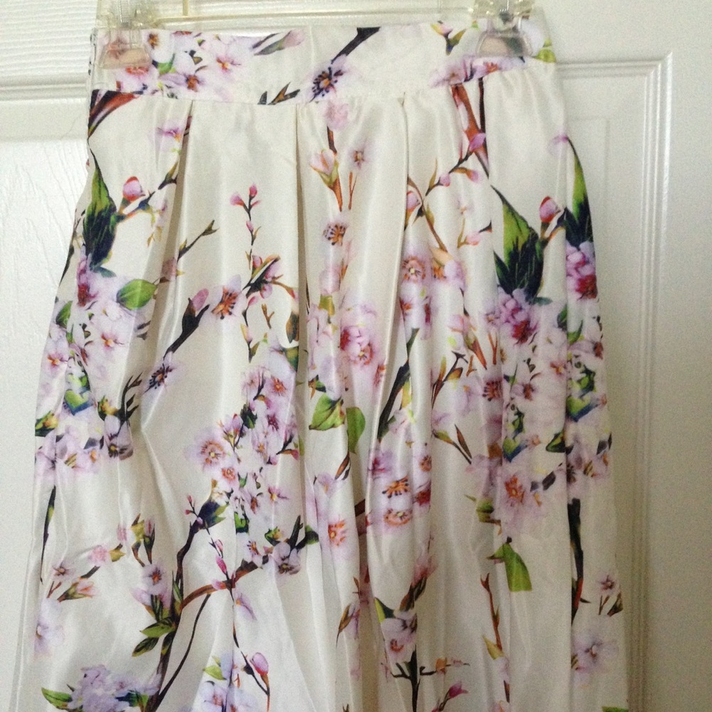 Floral flared printed Skirt